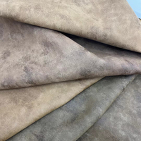 Rouleaux de cuir synthétique texturé vintage en PU de 0,9 mm, simili daim Yangbuck, pour chaussures, sacs, canapés, meubles et rembourrage