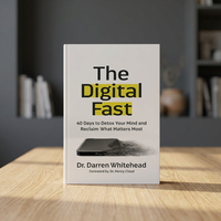 Libro digital de tapa blanda de Darren Whitehead: Libro sobre desintoxicación digital y crecimiento espiritual, libro cristiano de autoayuda y mindfulness