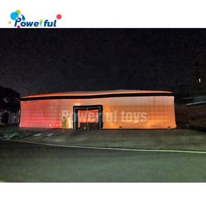 Tente de bar gonflable noire géante personnalisée de 20 pieds avec éclairage led pour boîte de nuit pour événement de mariage disco - Product Image 5