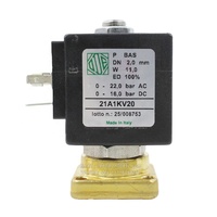 Katup Solenoid Kuningan ODE Flens 21A1KV20 2 Arah Aksi Langsung Normal Tertutup 8W 12W 14W Mesin Kopi Kompresor Udara WOG FKM