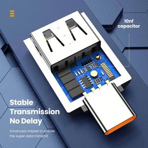 USB to USB <b>C</b> <b>Adapter</b> 10A with <b>Type</b> <b>C</b> Male to USB 3.0 Female OTG Converter for Tablet Phones - Product Image 4