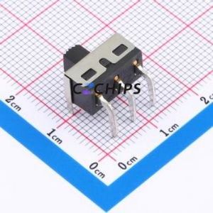 SS-12D11-G040 Slide Switch Through hole,13.4x6.6x6.4mm Switch Single Pole Double Throw Rectangle Pin Header PC Pin 13.4mm - Product Image 2