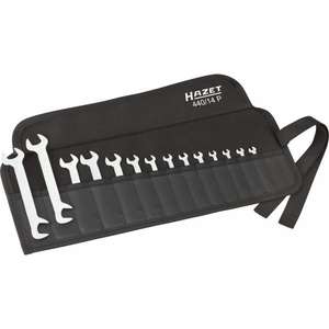 HAZET - 440/14P Jeu de clés à fourche double métrique courte (14 pièces) -Clés ouvertes EAN 4000896178759 - Product Image 1