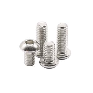 Tornillo de Cabeza Redonda con Sextavado Interno ISO7380 de Acero Inoxidable M2/M2.5/M3/M4/M5/M6/M8/M10/<span class=keywords><strong>M12</strong></span>, Tornillo de Cabeza de Champiñón con Hexágono Interno - Product Image 5