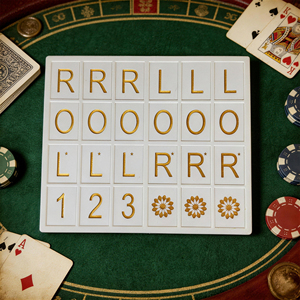 Tavola di Pratica per Mahjong Americano Stampata in 3D, Vassoio di Posizionamento Tessere Numerate LR, Piatto di Allenamento per Principianti - Product Image 6