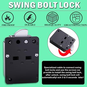 Caja Fuerte Electrónica Digital Inteligente con Bloqueo de Seguridad, Desbloqueo por Contraseña para Caja Fuerte para Armas/Caja Fuerte/Bóveda, Función Antirrobo, Alta Seguridad - Product Image 5