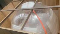 Grandes sphères en plastique, dômes de présentation en plexiglas, objets artisanaux en plastique