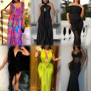 Wholesale Women's Dresses Cheap Summer Fashion Dresses Elegant Party Casual Dresses Mixed Shipment - Product Image 5