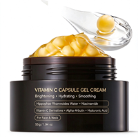 Crème Gel Capsule Vitamine C OEM/ODM Éclaircissante Hydratante pour le Visage Marque Privée
