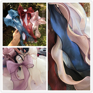 SongMay klip rambut kupu-kupu pita Pin rambut satin manis desain baru untuk Aksesori pita rambut anak perempuan wanita - Product Image 5