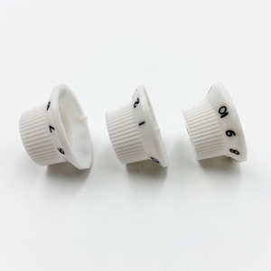 Lot de <span class=keywords><strong>3</strong></span> capuchons de boutons de <span class=keywords><strong>guitare</strong></span> électrique STSQ 1V2T, contrôle du volume et du tonalité, en métal, pour potentiomètre et interrupteur de <span class=keywords><strong>guitare</strong></span> électrique - Product Image 3