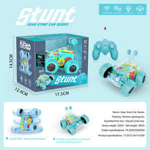 Camión de juguete transparente superventas, duradero, resistente a caídas, con control remoto, coche de acrobacias rodante, regalos promocionales para empresas - Product Image 6