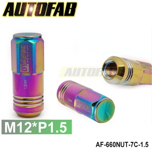 AUTOFAB--D1 especificaciones NEO CHROME JDM rueda tuercas M12 X 1,5 MM para TOYOTA HONDA FORD AF-660NUT-7C-1.5 - Product Image 3
