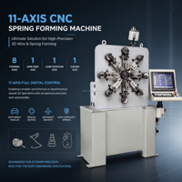 Formeuse de ressorts universelle CNC sans came à 11 axes ZW-1120 pour formes de fils complexes