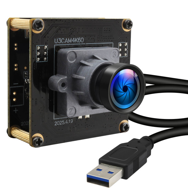 ELP 3840*2160 4K 60fps USB3.0 Camera IMX678 Low Light Mini Board Camera for Webcam, Streaming, AI, and Industrial Imaging
