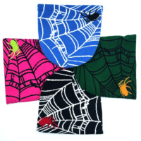 Gorro de Punto Jacquard Estilo Vintage Y2K con Diseño de Telaraña, Estilo Gótico Urbano, Sin Puño, Personalizado por el Fabricante, para Hombre