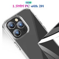 Coque Transparente Ajustée pour iPhone 15 Pro Max, Dos Rigide en PC et Bords Souples en TPU, Étui pour iPhone 14 Plus 13 12 11 Pro Max X XS