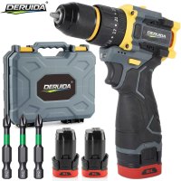 Perceuse multifonction 16,8 V sans fil, perceuse électrique de démolition, mini tournevis LED, machine à percer le bois portable