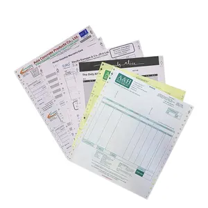 Direct Factory OEM 1-6 Ply Computer Paper 500 Sheets Receipt Continuous Form Printer Office Printing Copy Carbon Free Paper