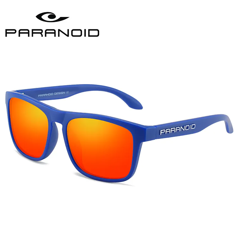 PARANOID mode nouveau modèle hommes nuances lunettes de soleil 2023 polarisées UV400 dubery bucking lunettes de soleil étiquette personnalisée orange lunettes de soleil