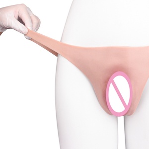 กางเกงในซิลิโคนกันน้ำ FAAK-G1226 สำหรับสาวประเภทสอง MTF ใช้ได้ทุกวัน ช่องคลอดซิลิโคนเสมือนจริง - Product Image 2