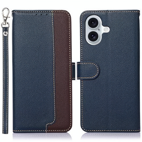 WEVIEW for 16 Plus Wallet Case Flip Cover RFID Blocking Premium PU Leather Magnetic Closure Card Slots Horizontal Stand