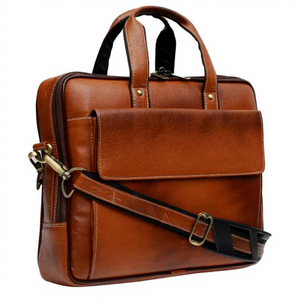 Sac à dos pour ordinateur portable en cuir véritable B S International pour homme, durable, populaire, antichoc, imperméable, taille personnalisable - Product Image 2