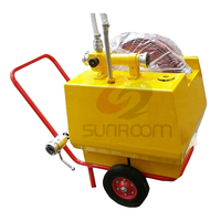 Reportez-vous à NFPA 14, GB 20031 120/140L Système de mousse semi-fixe jaune mobile (chariot)