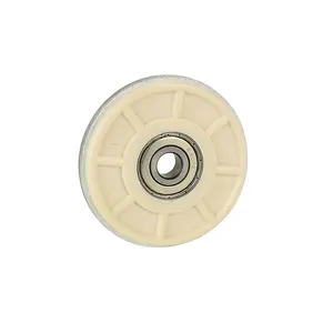 U V Round Groove Nylon Roller 627zz 6301zz Ball Bearing Wheel For Sliding Door