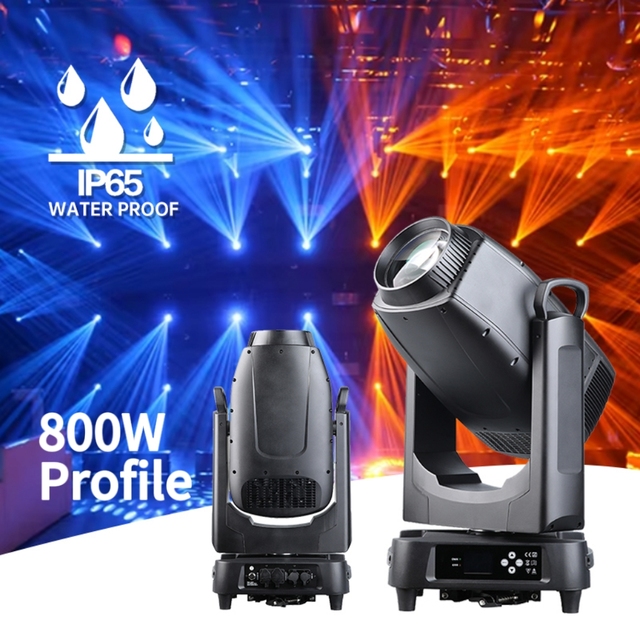 Factory Waterproof 800W LED BSWF 3in 1 Profile Cutting CMY CTO Moving Head Stage Lights