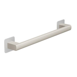 Estante de Almacenamiento Minimalista para Baño, Montado en la Pared, Diseño Rectangular de Acero Inoxidable ABS, para Organizar Pantuflas y Zapatos - Product Image 1