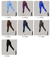 Hochwertige nachhaltige recycelte Hosen Nahtlose gerippte Yoga-Leggings Yoga-Fitness-Hosen Laufen Yoga-Sport hosen für Frauen