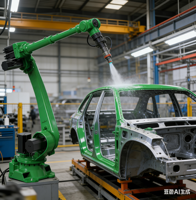 Robot Articulado de Alta Precisión de 6 Ejes, Carga Pesada de 16 kg, PLC, Brazo para Pintura por Pulverización, Radio de Trabajo de 3240 mm, Línea de Automatización de Fábrica