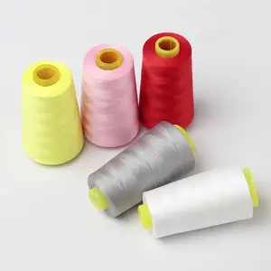 高强度缝纫线多色100% 涤纶40/2 40s/2 402 3000码廉价100% 涤纶线用于沙发纺染