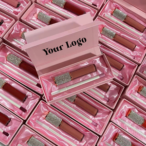 Luxury Packaging Box Matte Liquid Lipstick <strong>Lip</strong> <strong>Gloss</strong> <strong>Lip</strong> Pencil Private Label Lipgloss Lipliner <strong>Set</strong> pink - Product Image 1