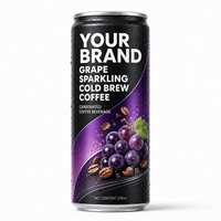Private Label Espresso Iced Coffee Latte Energie Functionele Cafeïne Taurine Geblikte Drank OEM ODM Leverancier