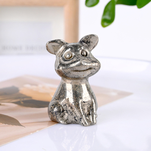 Venta al por Mayor de Mini Animales Tallados a Mano en Piedras Preciosas Naturales de Alta Calidad, Abeja y Perro, para Decoración - Product Image 3