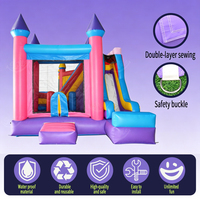 Castillo Inflable con Tobogán, Casa de Brinco, Parque Infantil Inflable con Tobogán