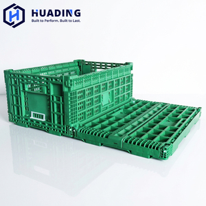 <strong>Plastic</strong> <strong>Crates</strong> Foldable <strong>Mesh</strong> Wall for Turnover and Storage - Product Image 1