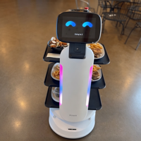 Robot de livraison de nourriture MiCity au prix d'usine, 3 plateaux, capacité de charge de 30 kg, robot serveur de restaurant avec commande à distance par application, robot en libre-service