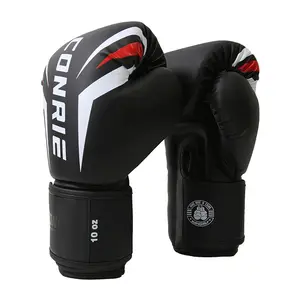 Custom logo MMA gloves professional leather boxing gloves