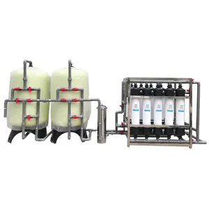 Equipo de filtro de tratamiento de agua profesional, 4000lph UF