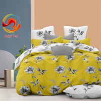Vente en gros ensemble de literie en microfibre draps de lit queen drat de lit ensemble de collection de literie de luxe