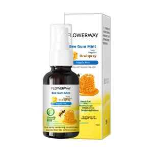 Flowerway <span class=keywords><strong>Propolis</strong></span> Mint <span class=keywords><strong>Spray</strong></span> Oral Haleine Fraîche Longue Durée avec Brume d'Eau Douce pour Soulager la Mauvaise Haleine - Product Image 5