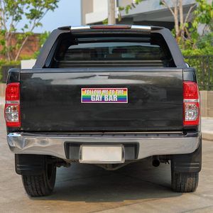 <span class=keywords><strong>Grandi</strong></span> Magneti Impermeabili LGBTQ, <span class=keywords><strong>Adesivi</strong></span> Divertenti <span class=keywords><strong>per</strong></span> <span class=keywords><strong>Auto</strong></span> con Testo Arcobaleno, Decorazione <span class=keywords><strong>per</strong></span> Veicoli e Laptop - 10x3 Pollici - Product Image 4