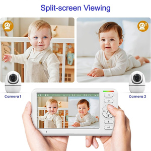 Nouvelle Tendance 2026 : <span class=keywords><strong>Babyphone</strong></span> Caméra avec Détection Sonore Mode VOX, Berceuses, Batterie 5000 mAh, Audio Bidirectionnel 300 m et Moniteur Bébé - Product Image 4