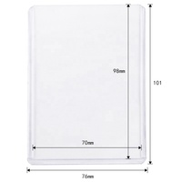 Protège-cartes en PVC pour cartes Pokémon, format standard 3x4 pouces, 35pt, pochettes de protection pour cartes de sport