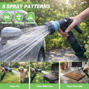 <span class=keywords><strong>Pistolet</strong></span> d'arrosage de jardin SUNSHINE économique <span class=keywords><strong>à</strong></span> débit réglable, en ABS, pour l'agriculture - Product Image 4