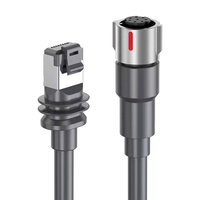 Câble d'extension étanche rectangulaire Starlink Gen3 pour satellite, câble Ethernet Cat 6 haute vitesse et câble réseau PoE Performance Gen 3