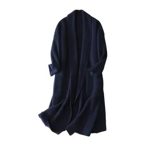 <strong>Women</strong> Winter <strong>Warm</strong> Thick Cashmere Rib Knit Heavy Long <strong>Cardigan</strong> - Product Image 3